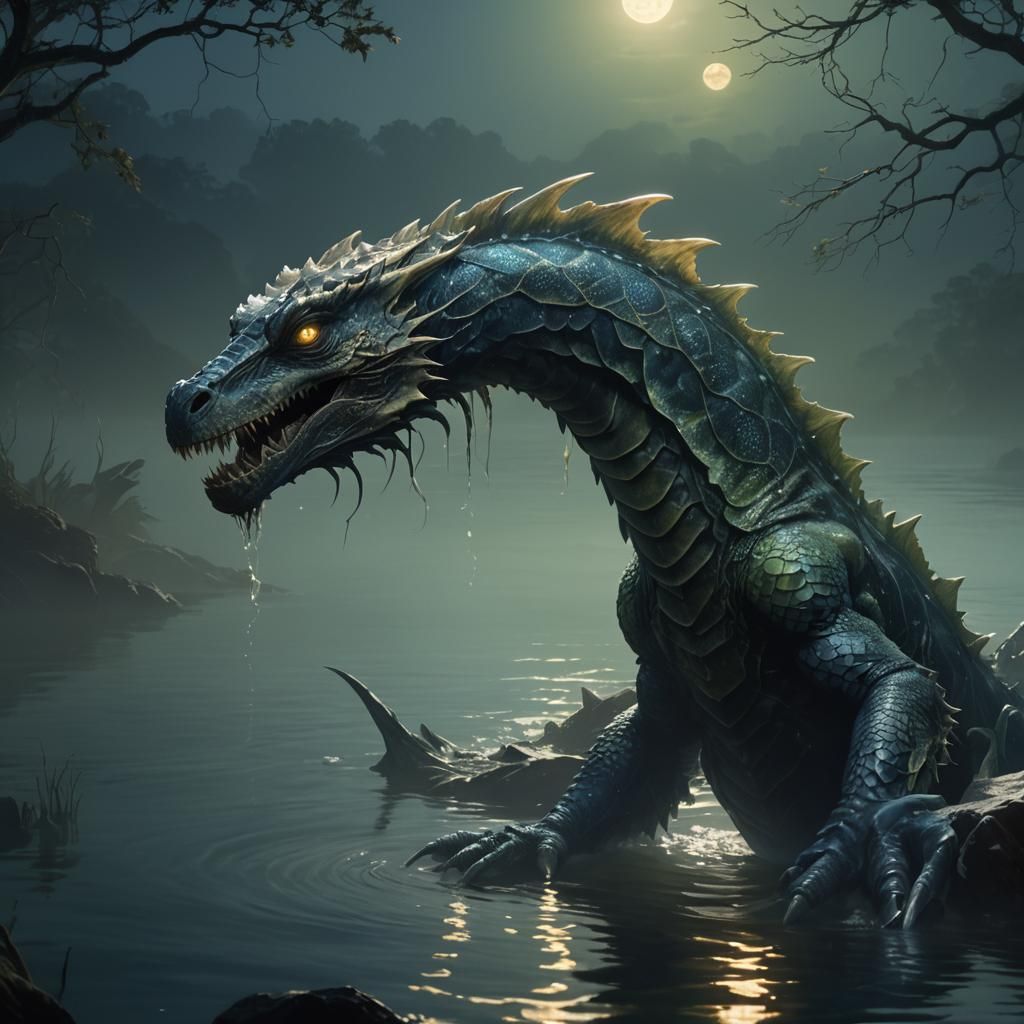 Creature from the Black Lagoon: Hyperrealistic Concept Art