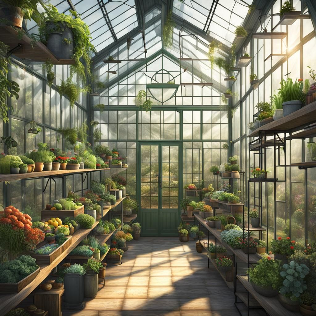 Skyborne Greenhouse in the Clouds