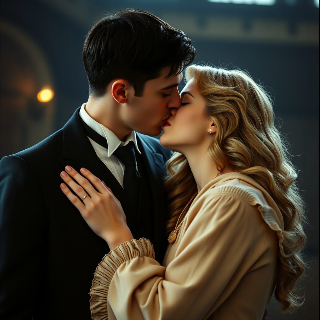 Ethereal 1930s Romance Suspense Captured in Cinematic Style