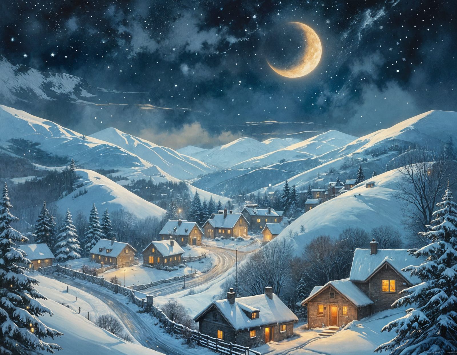 Christmas Eve Nightscape