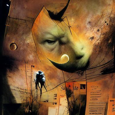 The Man on the Moon Portrait