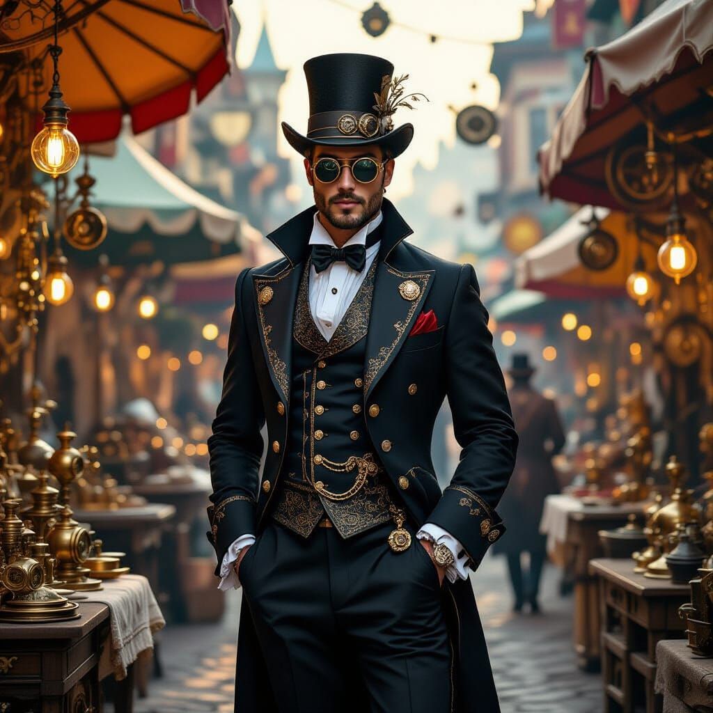 Steampunk Salesman