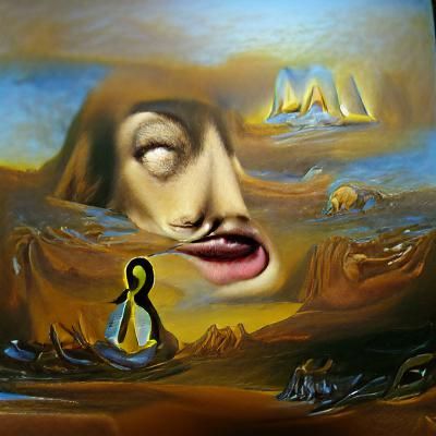 Surrealist Mona Lisa Melts in Dali Style