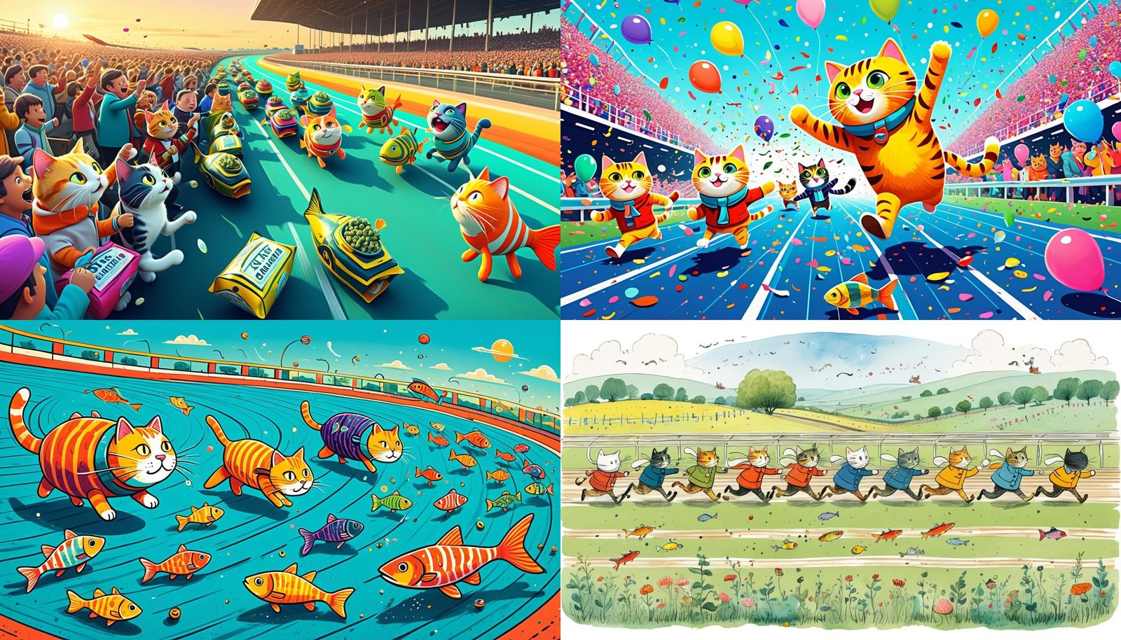 Cats Racing for Charity Event