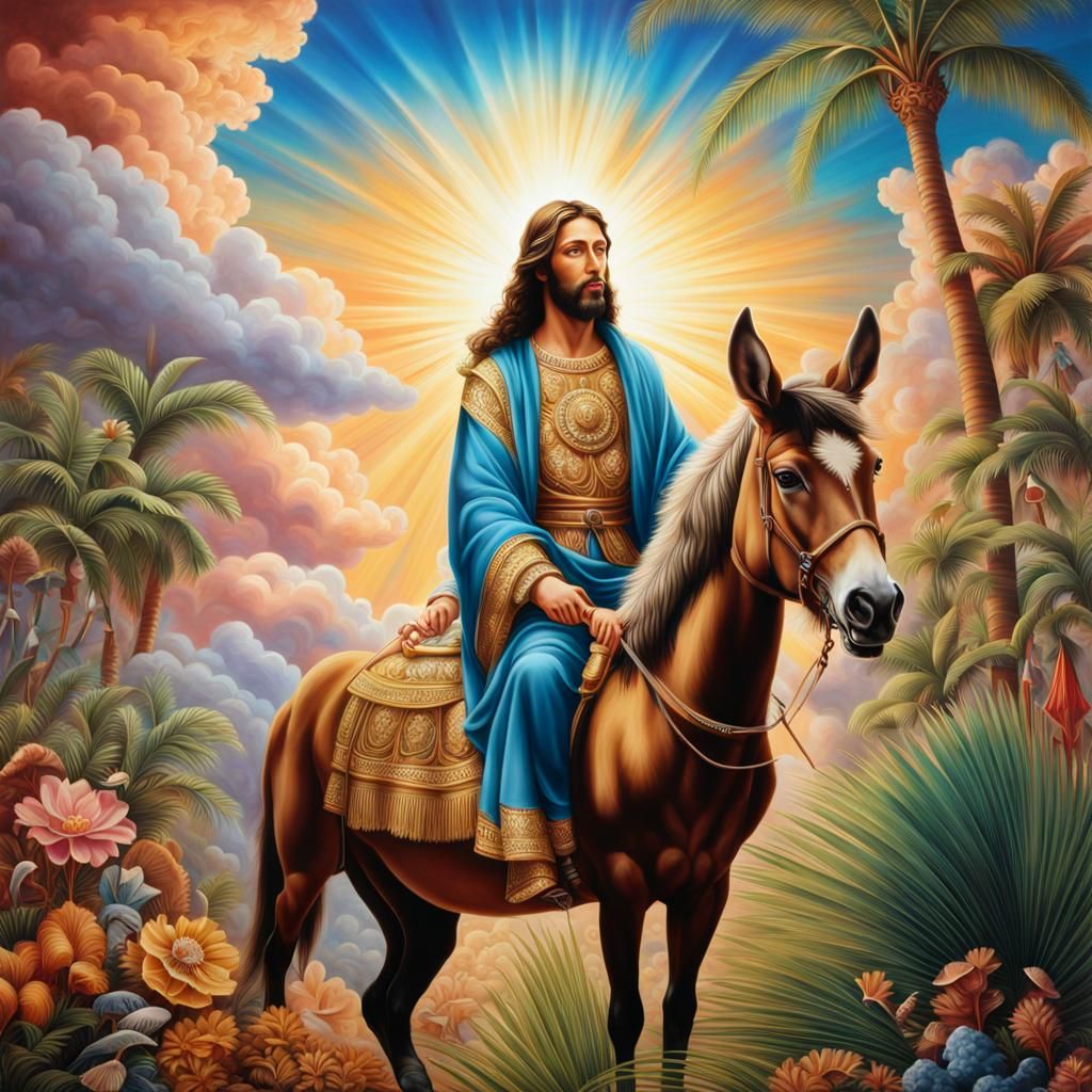 Jesus Christ's Hyperreal Ride to Jerusalem