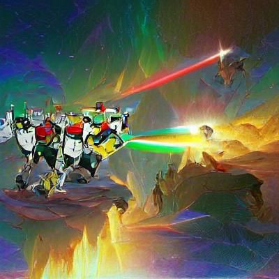 Dynamic Voltron Illustration
