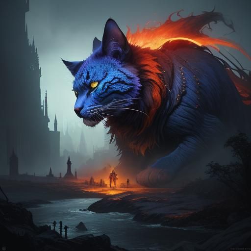 Cat Je me souviens des mouvements hésitants de mes rêves/hold tight,professional photography deep colour,warm colours,su...