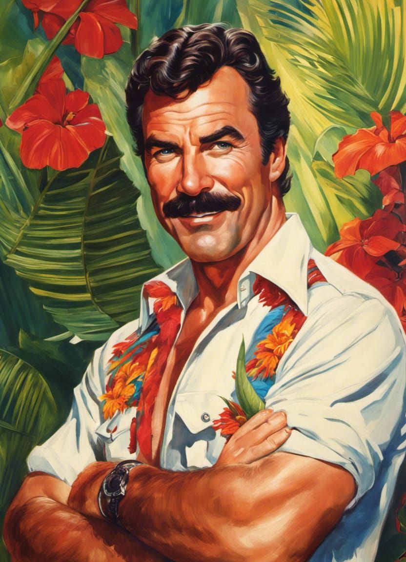Tom Selleck as Magnum PI #2