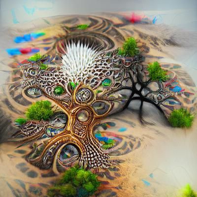 Intricate Tree Mandala Design