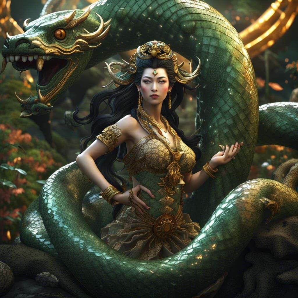 Izanami: Goddess of Life and Death in 3D