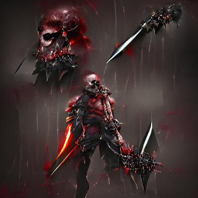 Fearsome Dark Soldier Berserker Concept Art