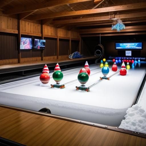 Norse Winter Games: Troll Gnome Foosball on Frozen Lanes