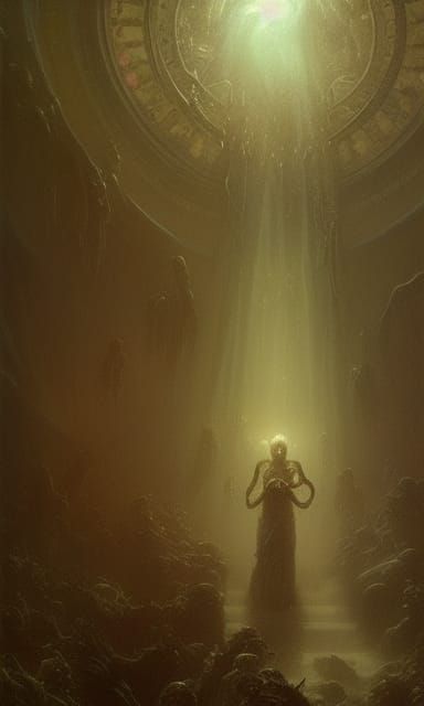 Ethereal Eldritch Horror in Astral Mist