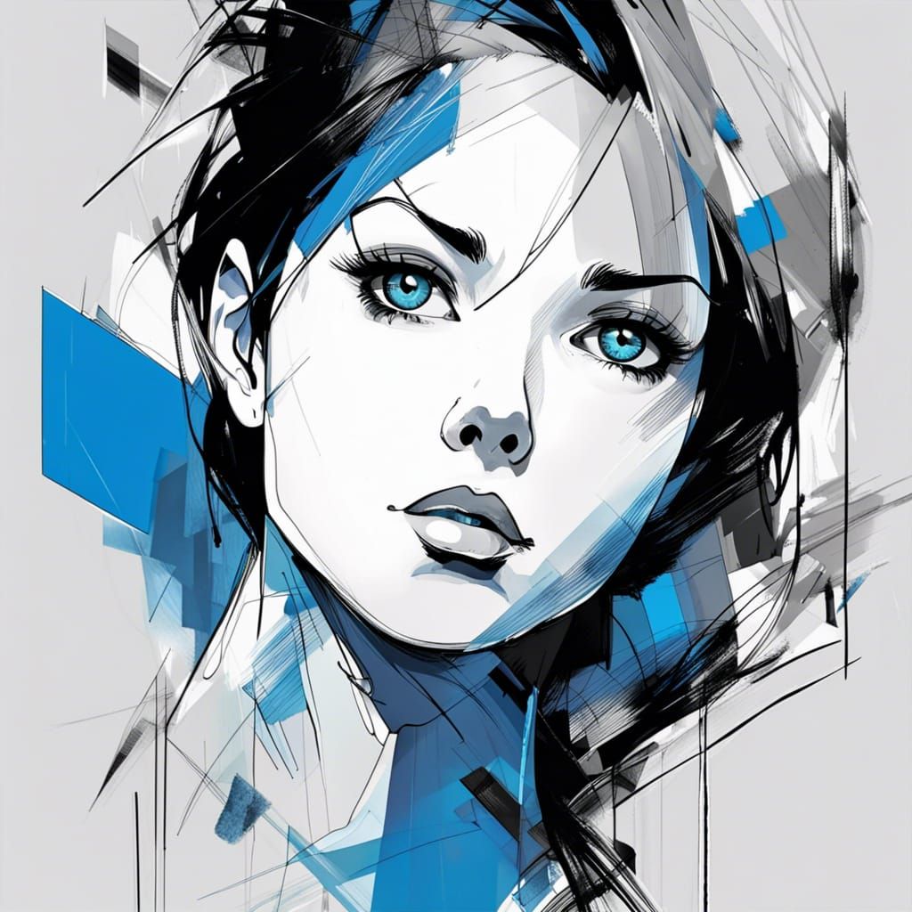 Finely Detailed Portrait in Glen Keane Style