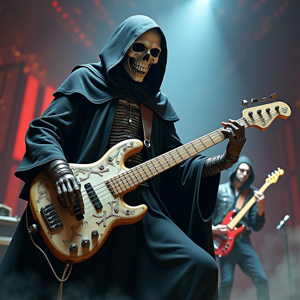 Bill and Ted Jam with the Grim Reaper