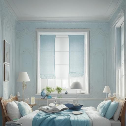 Cute Bunny Reads Newspaper in Bed: Hyperrealistic Art