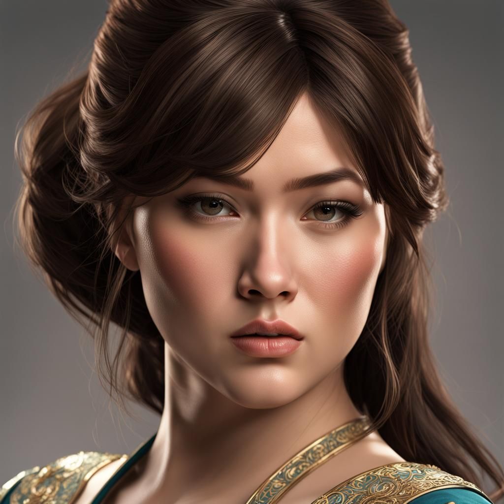 Ugly, grumpy, evil Brunette half Asian 20 something woman ::...