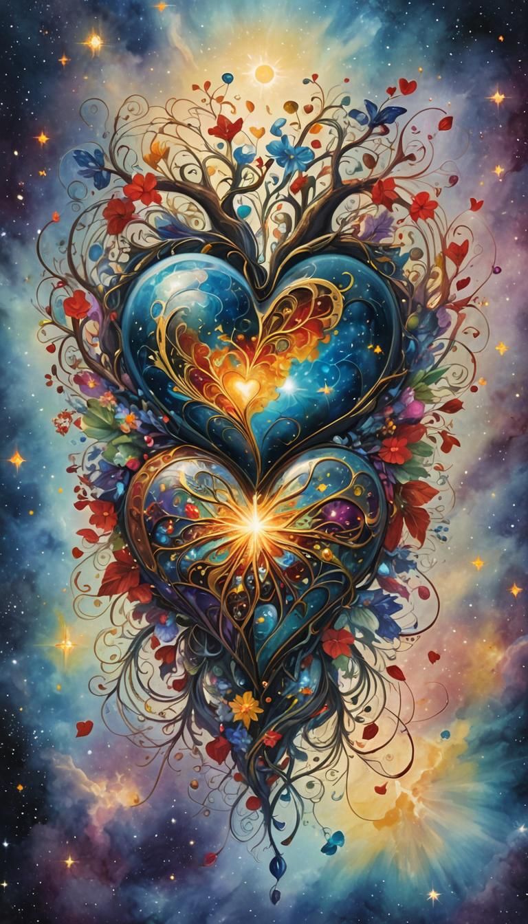 Grateful Universe Creator: Digital Rendering of Generosity