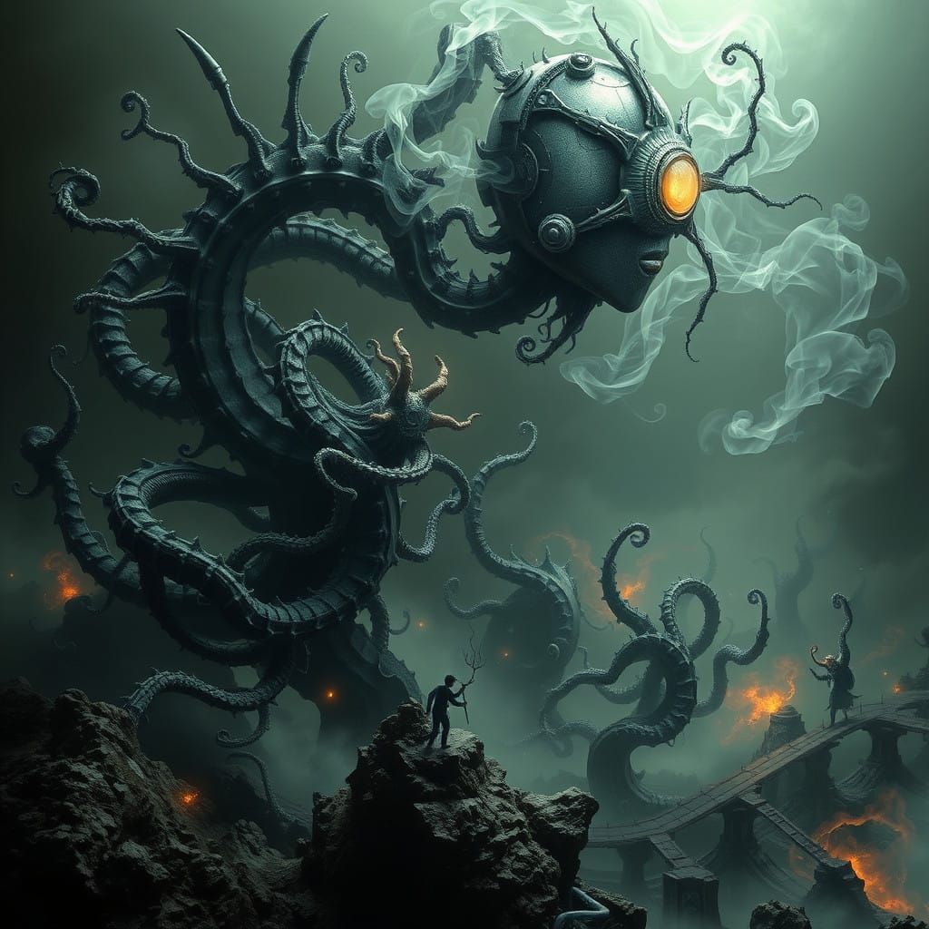 Dark Fantasy Realm Unfolds in Twisted, Cyclic Landscape