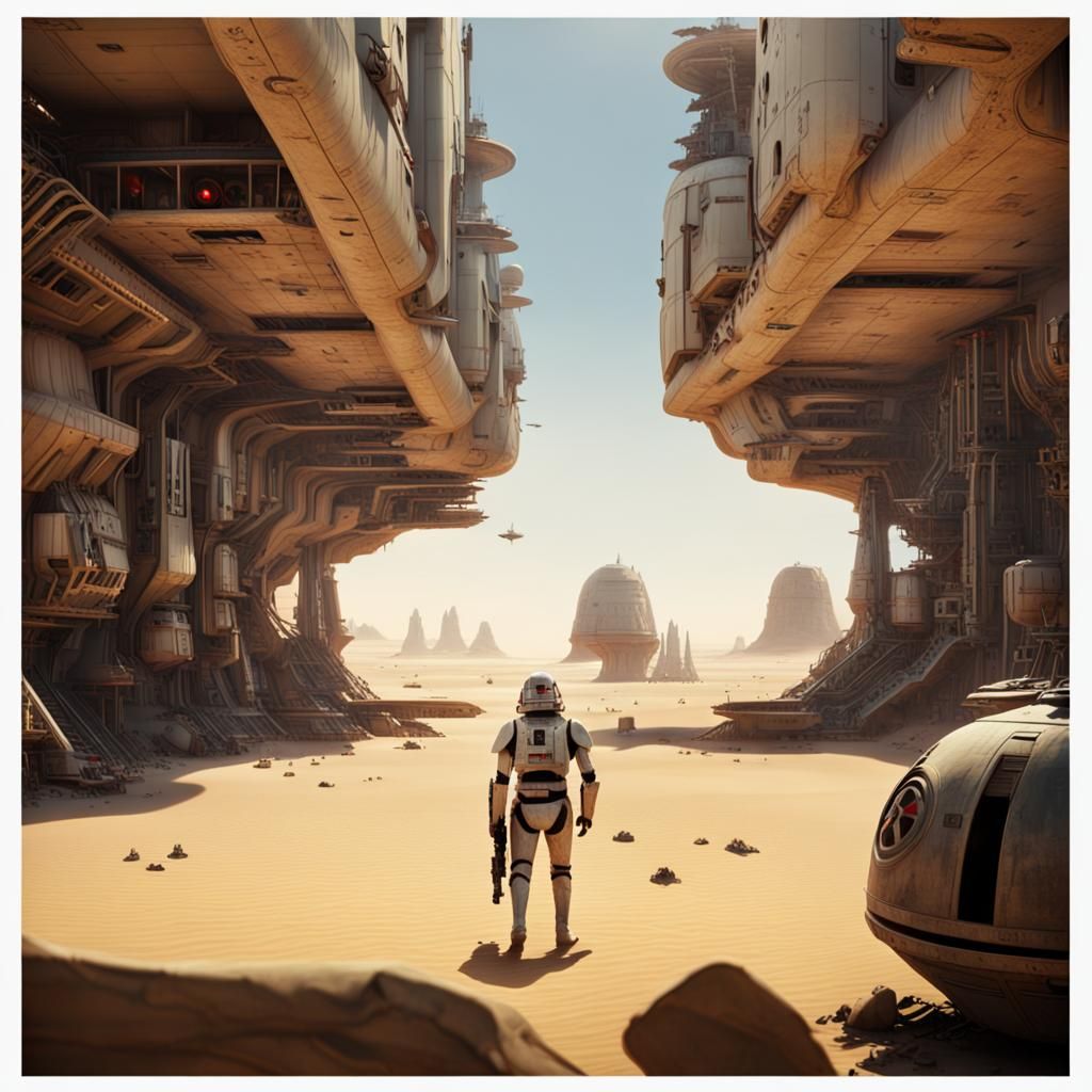 Star Wars Bad Batch: Epic Digital Matte Painting