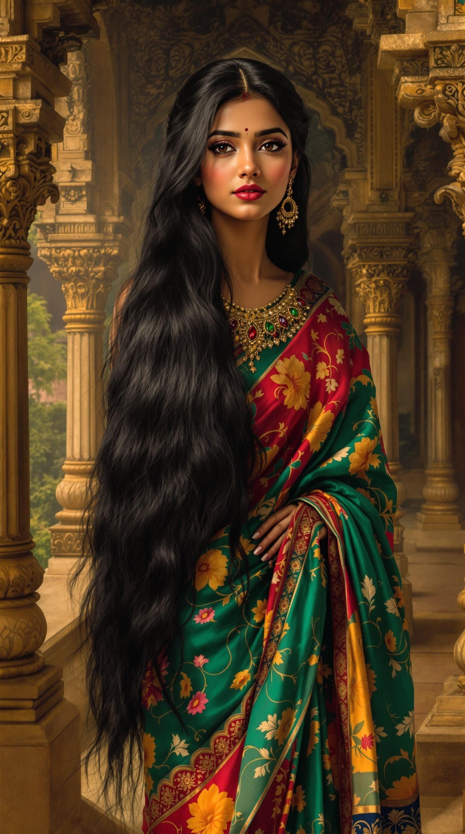Indian Princess in Royal Splendor