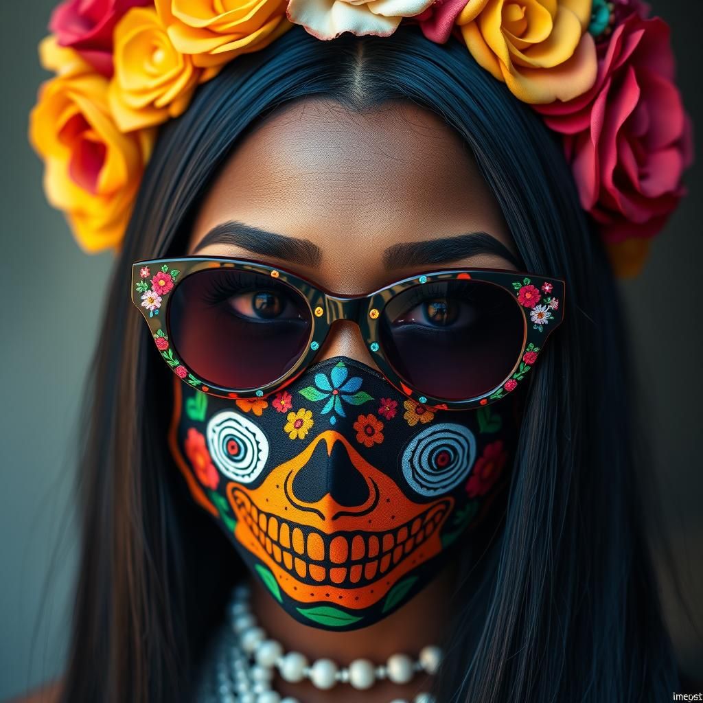 Afro-Latina as Cuban Catrina: A Vivid Portrait