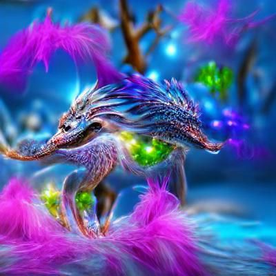 Enchanting AI-Generated Magical Creature