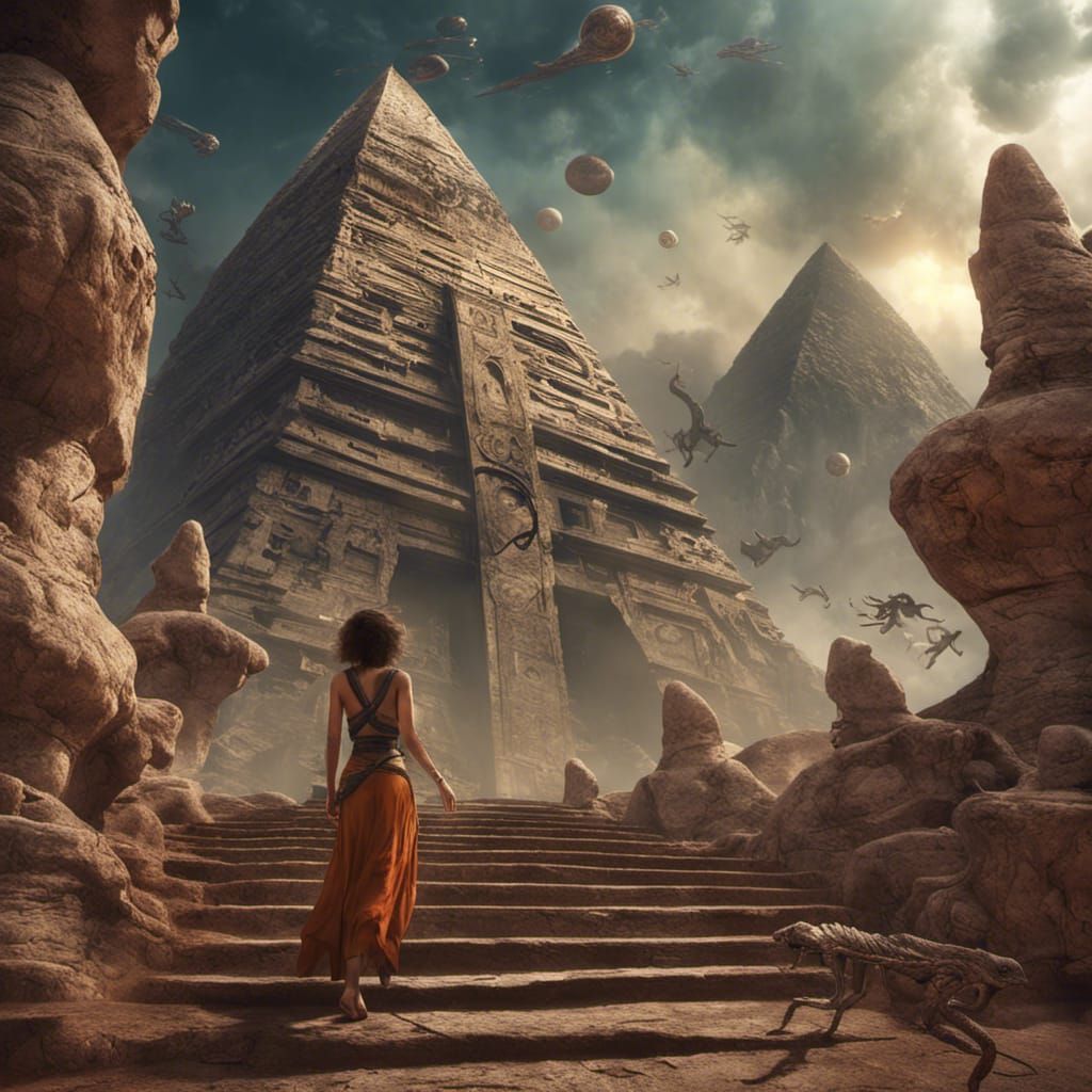 Explorer Reaches Alien Vortex Portal