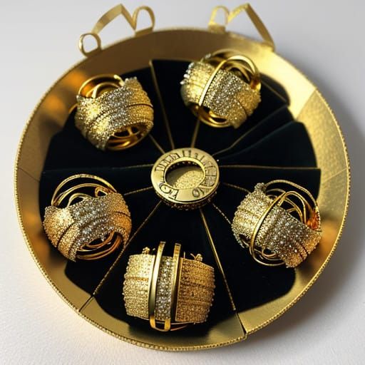 Golden Rings in Boxes on Fifth Day of Christmas