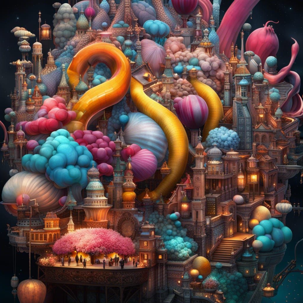 Gastric Economic Diaspora: Epic Digital Matte Painting