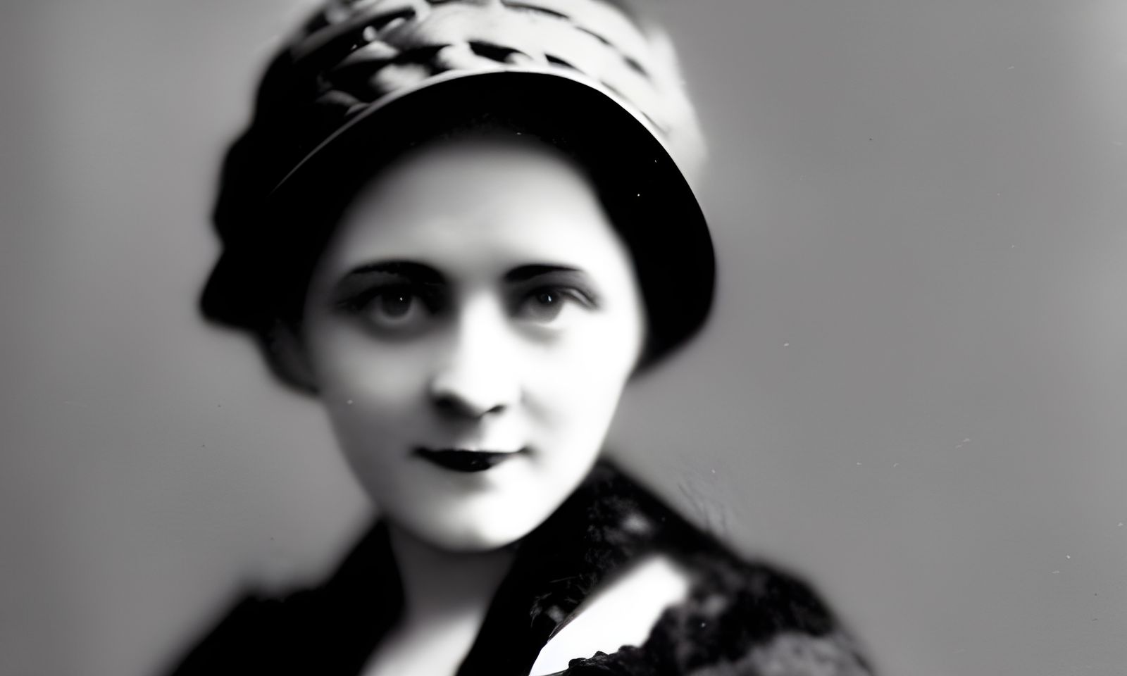 Ethereal Portrait of a Girl in 1900s Style