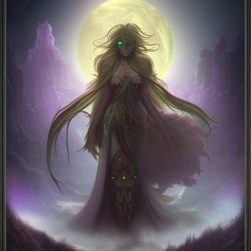 Goddess of Dread: Fantasy Concept Art