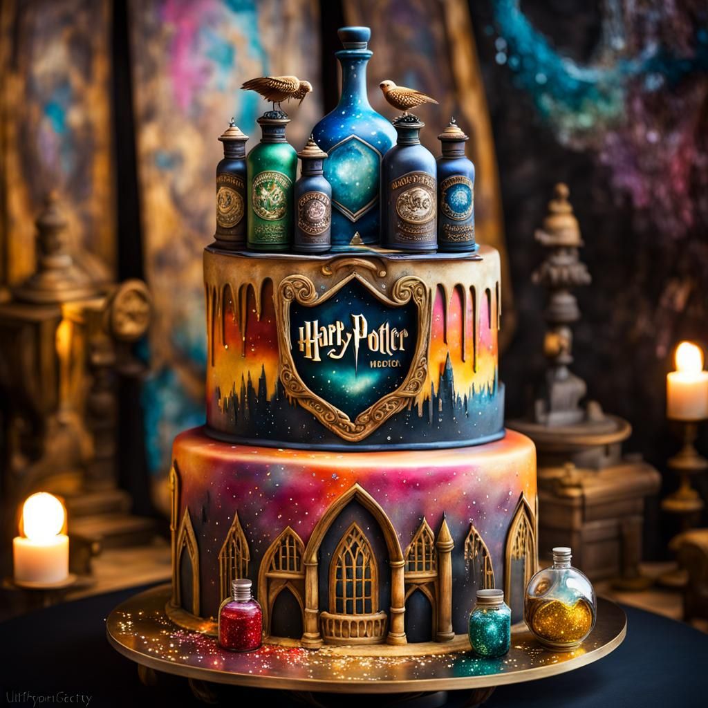 Harry Potter Potions Cake