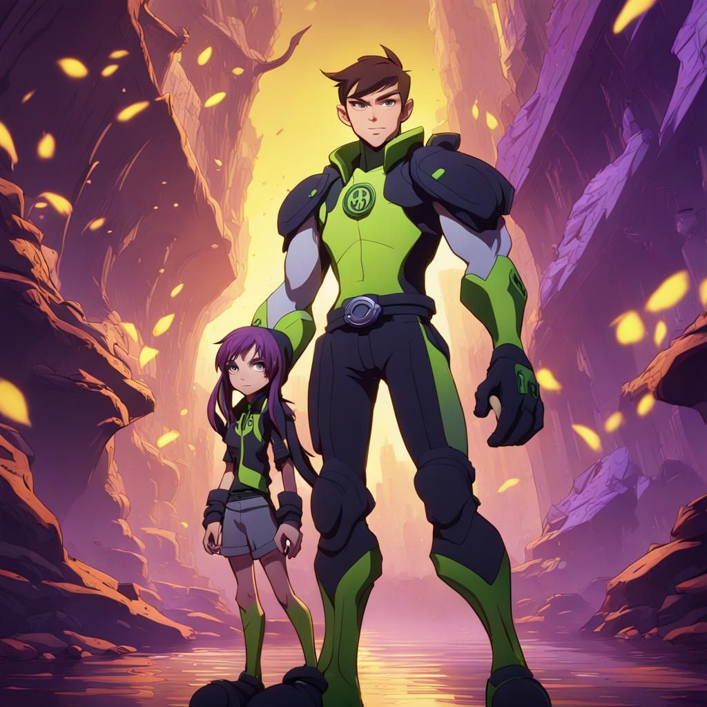 Anime Ben 10 Dark Fantasy Concept Art