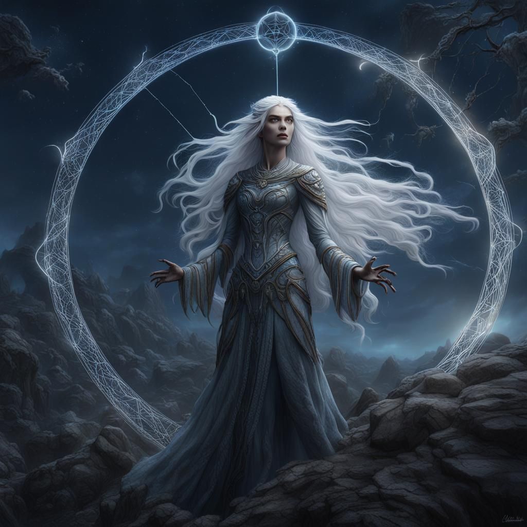 Goddess of the Web in Fantasy Concept Art