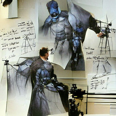 Robert Downey Jr as Batman: Digital Concept Art