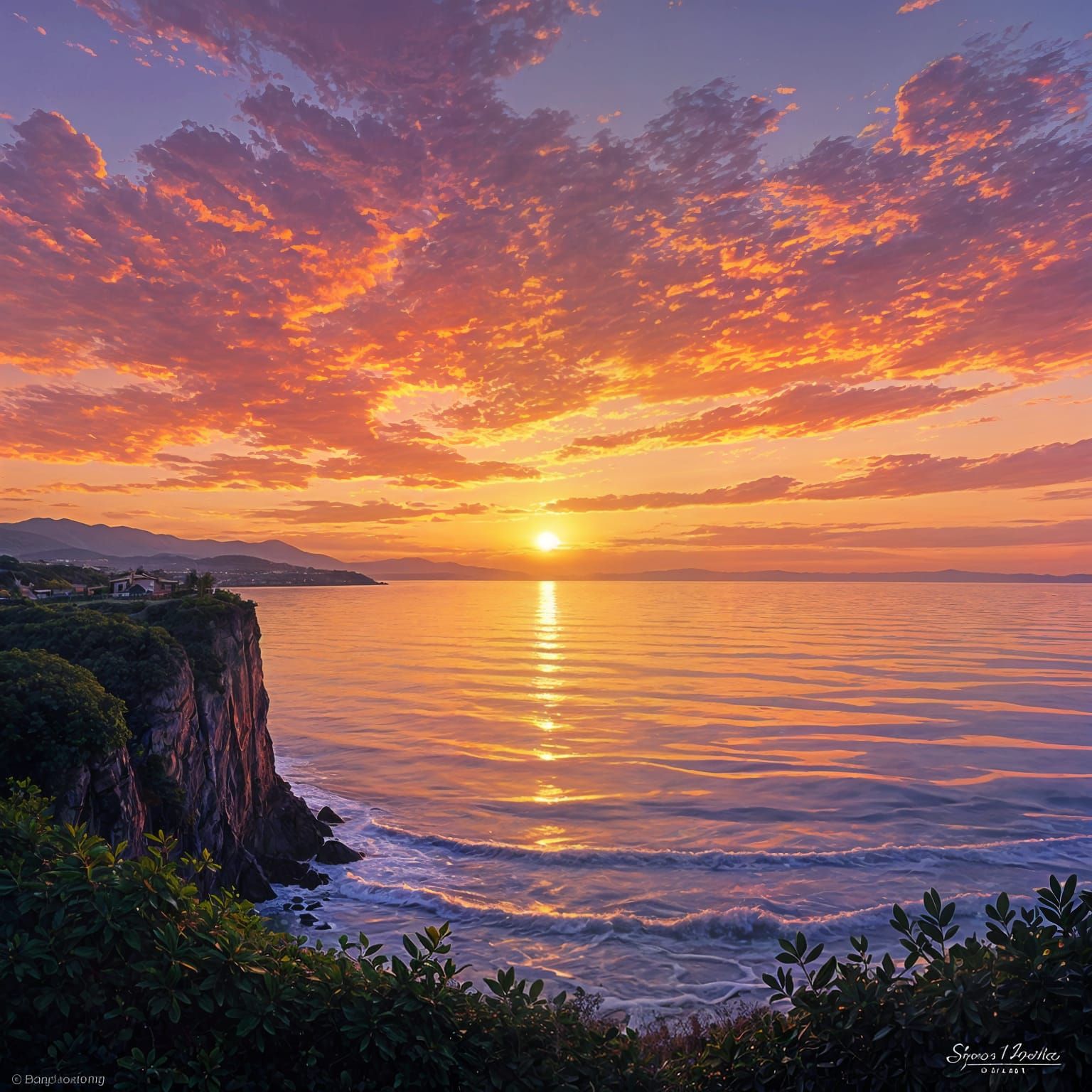 Breathtaking Sunset View Inspiring Thoughts of New Beginning...