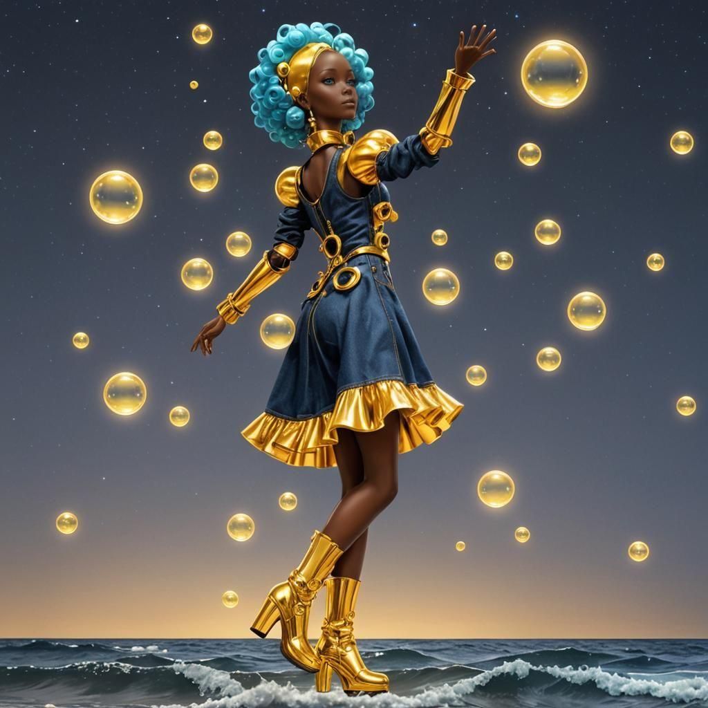 Robotic Bubble Goddess #97