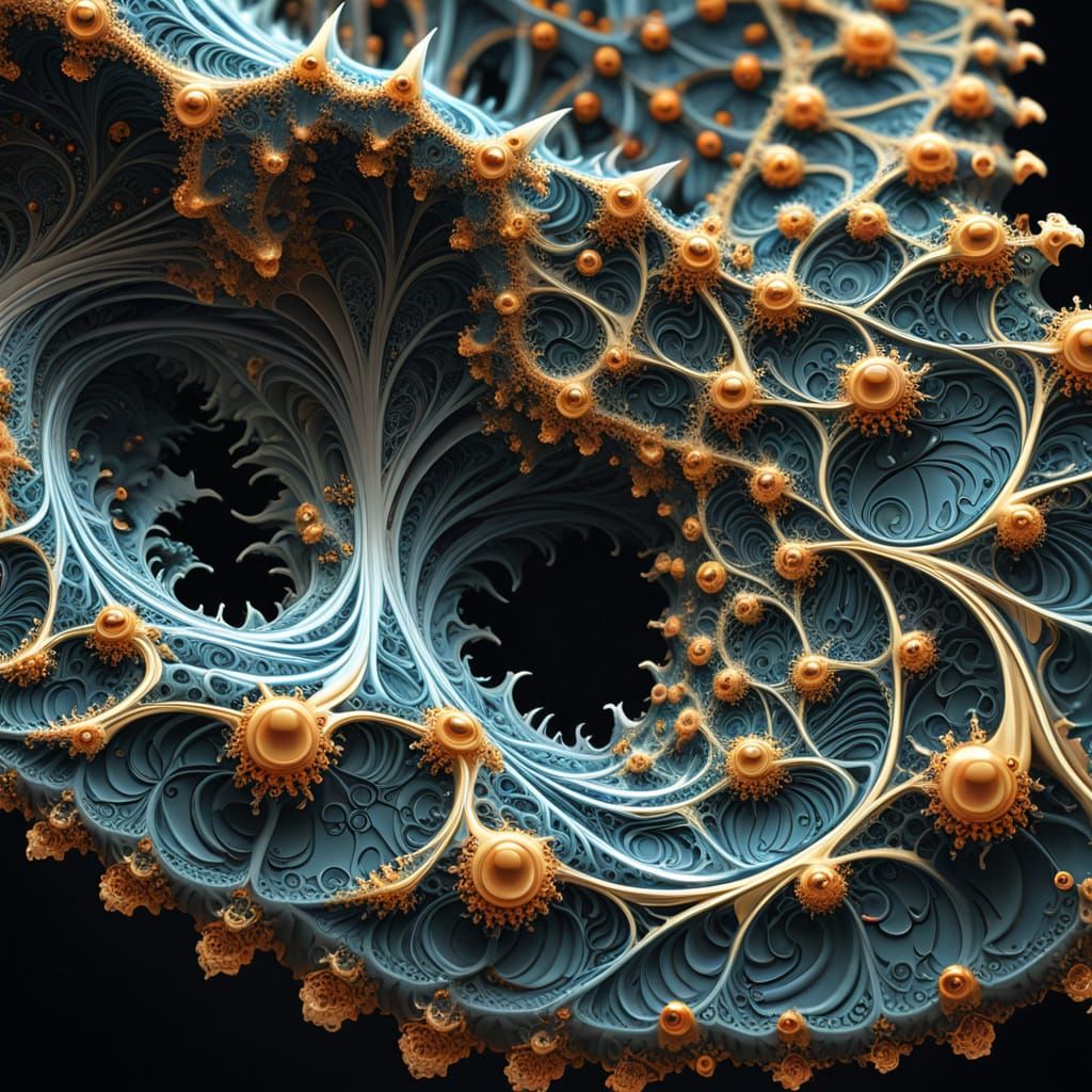 Fractal Life Form in Hypnotic Patterns