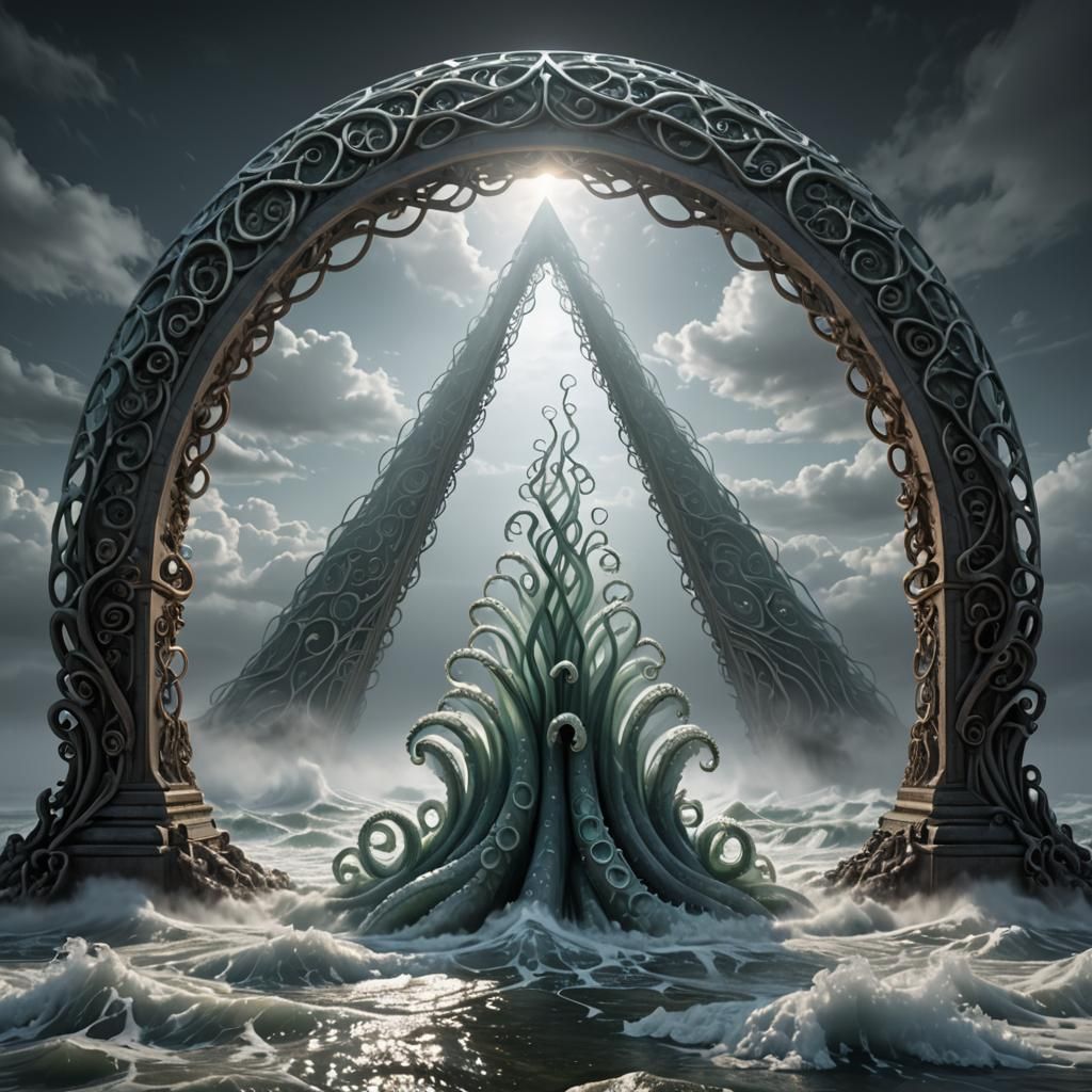 Tentacle Grips Mesmerizing 3D Optical Illusion