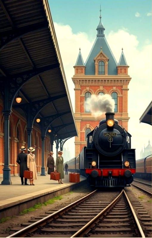 Siamese Cat and Geisha on Japanese Stamp