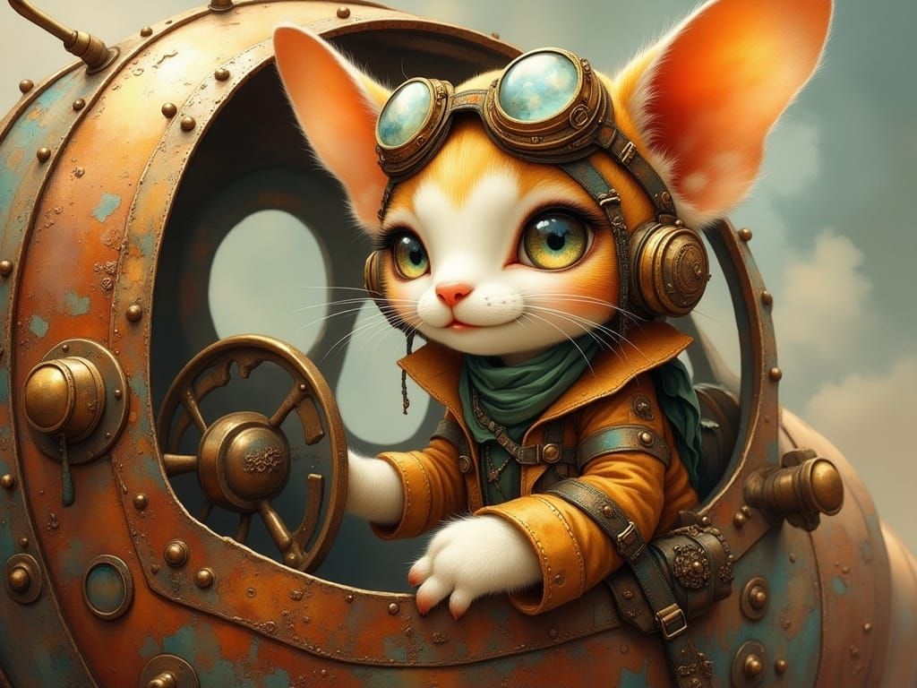 Steampunk Sugar-Glider Takes Flight