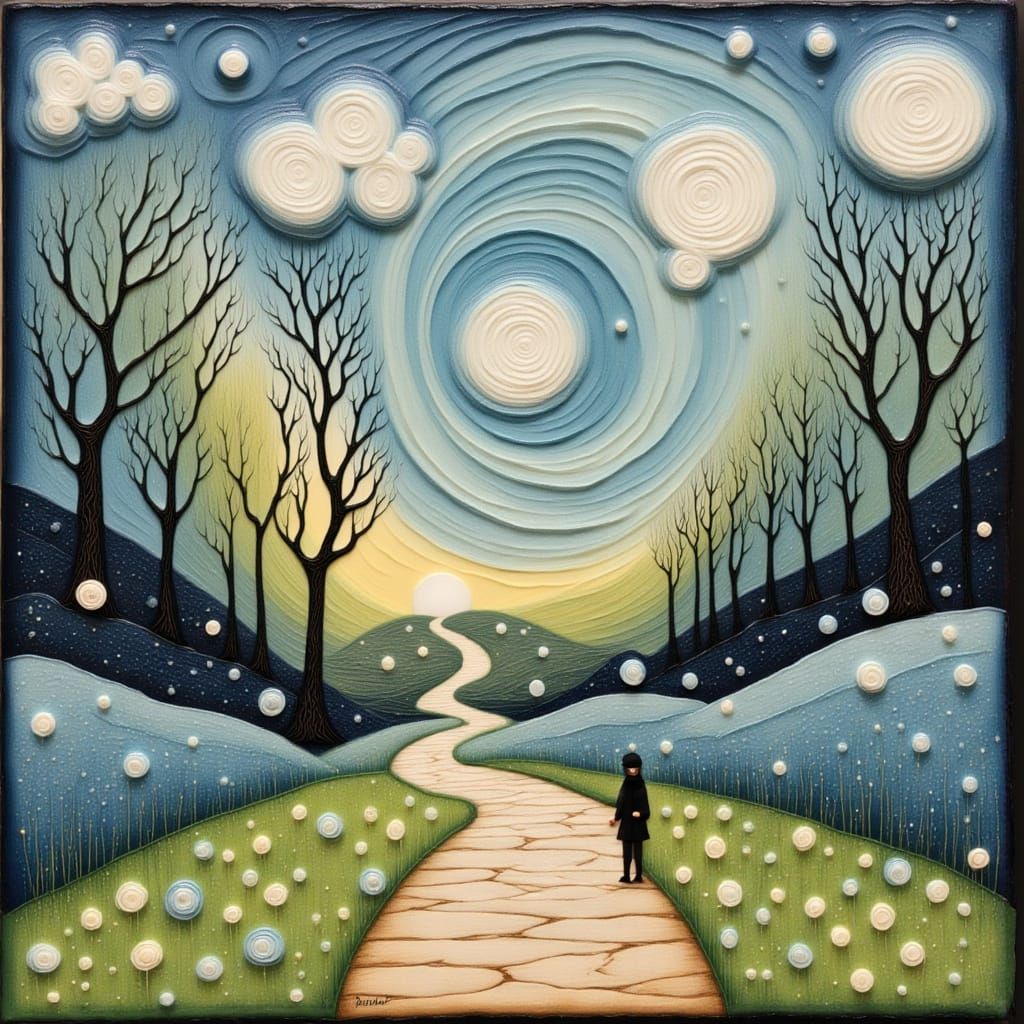 Whimsical Nursery Scene in Storybook Style