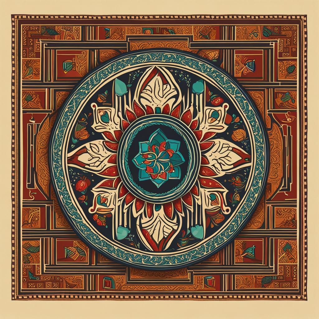 Afghan Handcraft Vector Logo Design