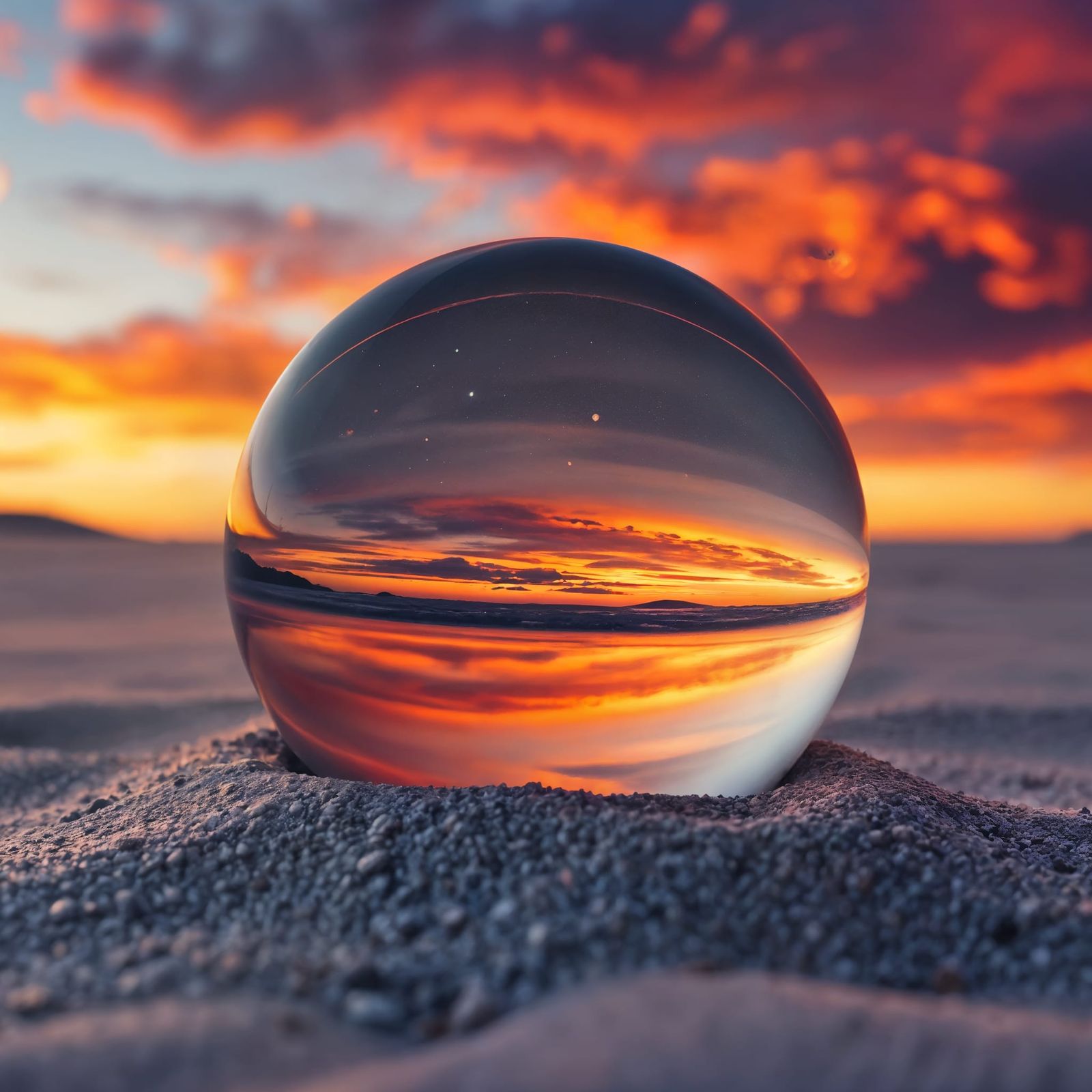 Reflecting Glass Orb.