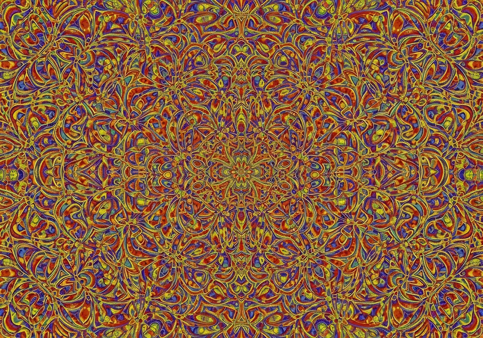 Hypnotic Moiré Pattern with Primary-Tertiary Surfaces