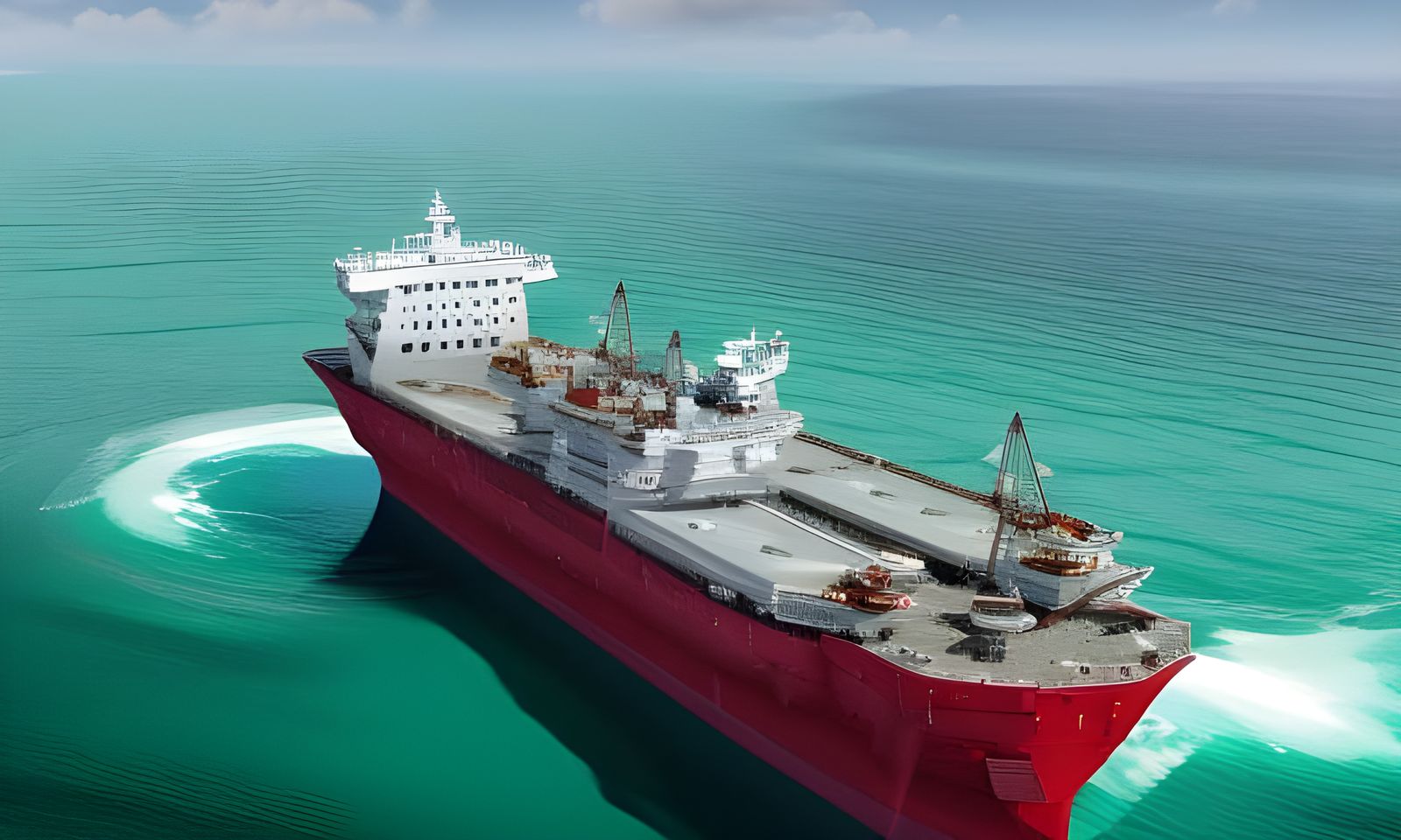 Majestic Crude Carrier Vessel on Open Seas