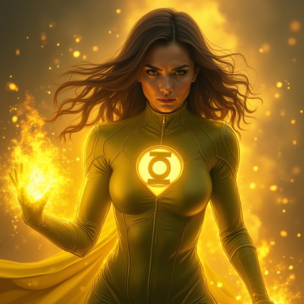 Yellow Lantern Lois Lane Reimagined