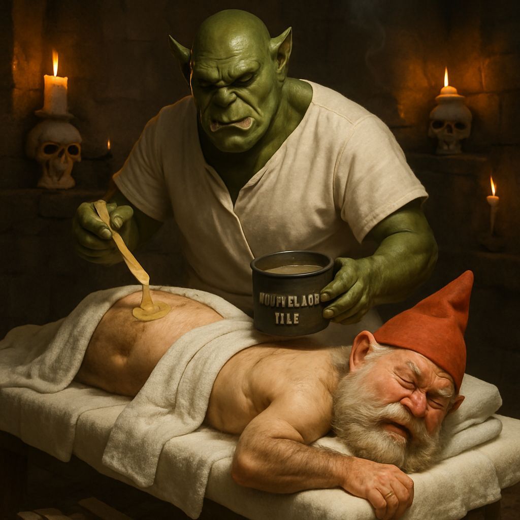 Pliffle is the term for a gnome's bum fluff. So dense it oft...