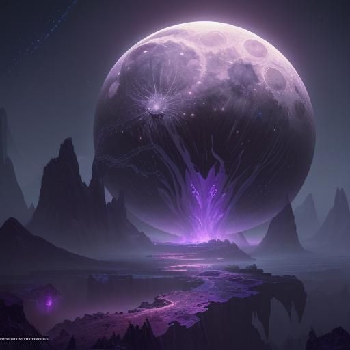 Diamond Moon Fantasy Concept Art